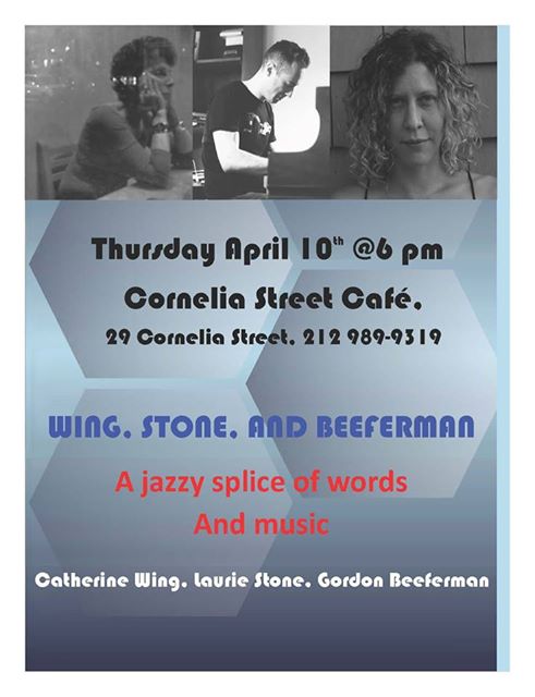 Stone, Wing and Beeferman: A Jazzy Splice of Words & Music image